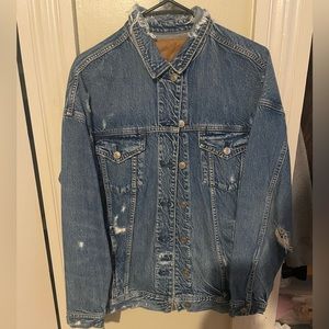 American Eagle Ripped Jean Jacket